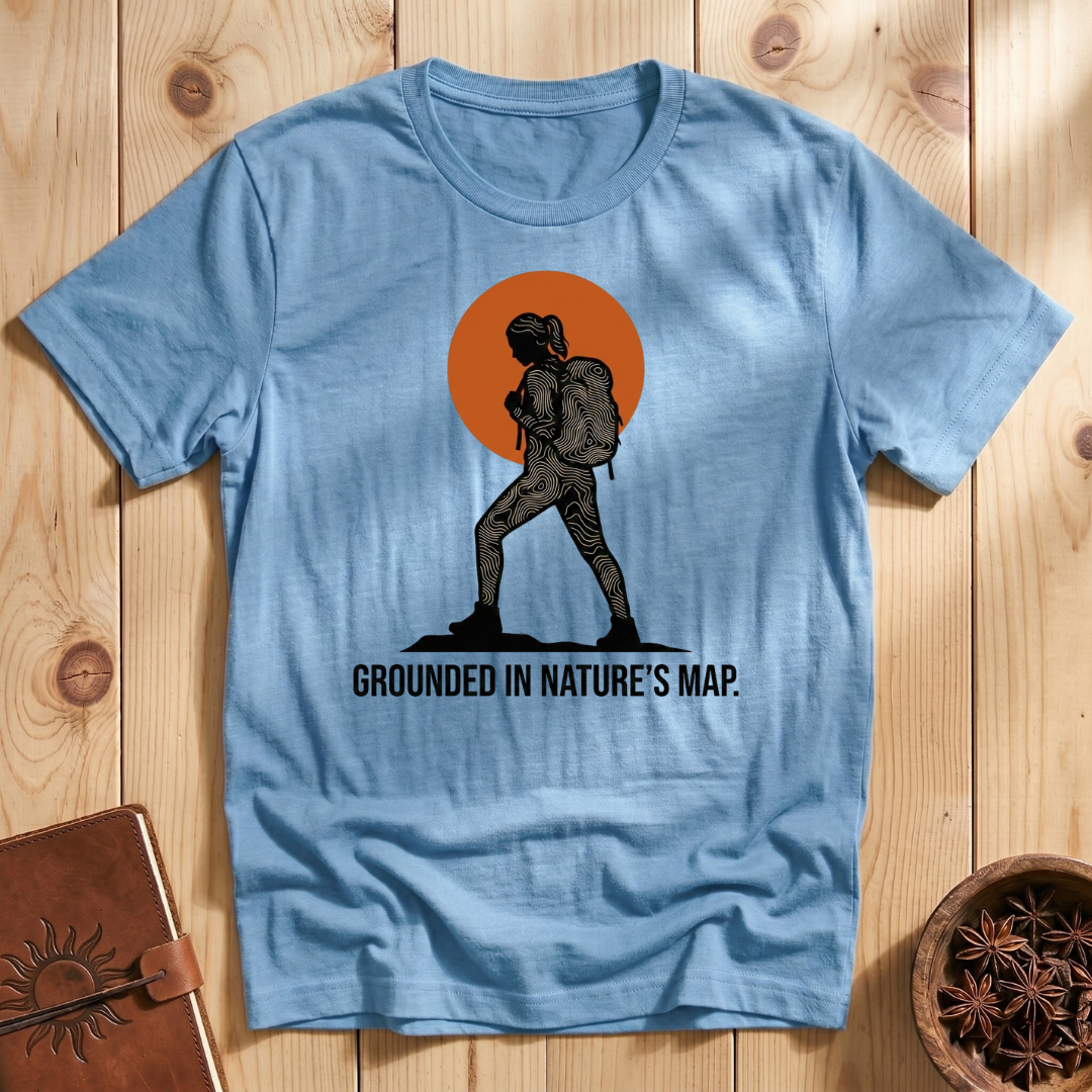 Grounded In Nature's Map T-Shirt