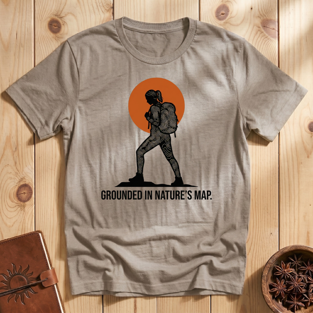 Grounded In Nature's Map T-Shirt